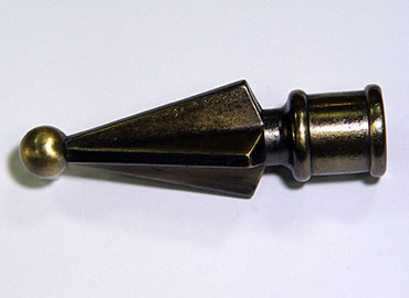 Spear Drapery Rod Finial - spear_window_finial